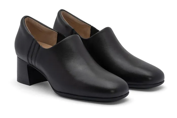 ABEO Footwear Avenue Slip On Black Nappa Women Dress ABEO Footwear Avenue Slip On Black Nappa Women Dress