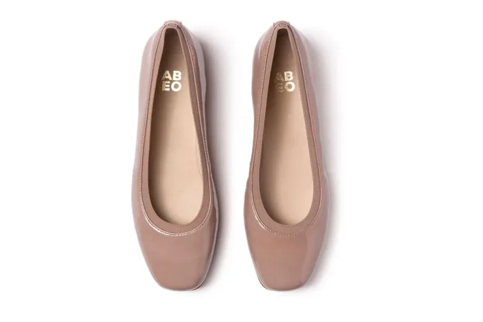 ABEO Footwear Cadence Ballet Tan Pat Women Dress ABEO Footwear Cadence Ballet Tan Pat Women Dress