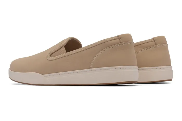 ABEO Footwear Encore Slip On Tan Nubuck Women Sneakers