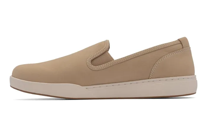 ABEO Footwear Encore Slip On Tan Nubuck Women Sneakers