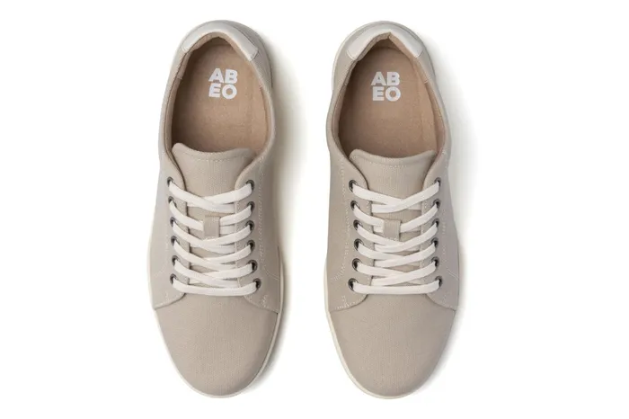 ABEO Footwear Encore Sneaker Beige Canvas Women Sneakers ABEO Footwear Encore Sneaker Beige Canvas Women Sneakers
