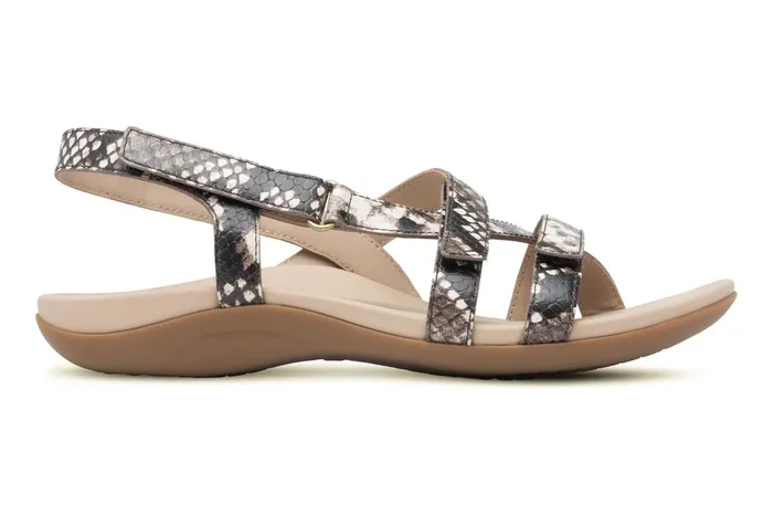 ABEO Footwear Ollie Natural Snake Women Sandals