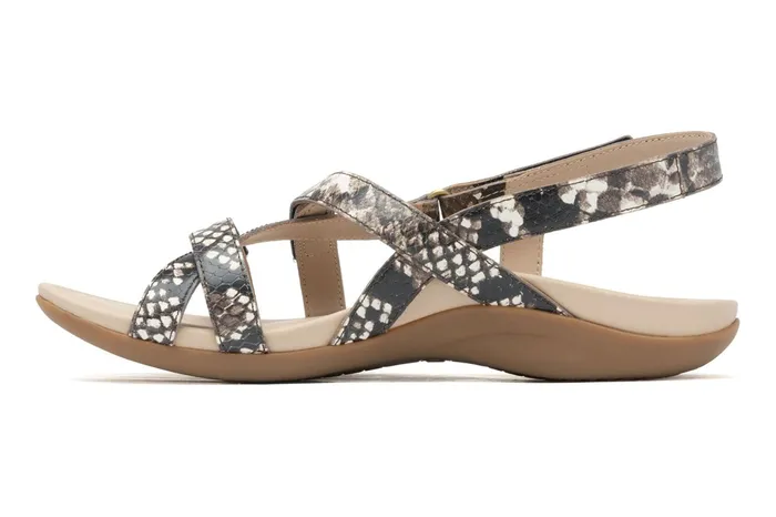 ABEO Footwear Ollie Natural Snake Women Sandals