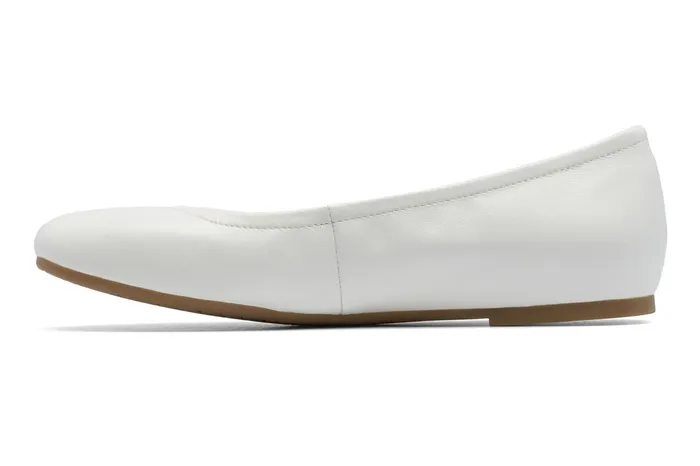 ABEO Footwear Promenade Flat White Women Dress