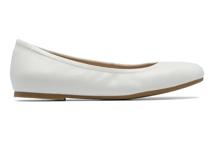 ABEO Footwear Promenade Flat White Women Dress