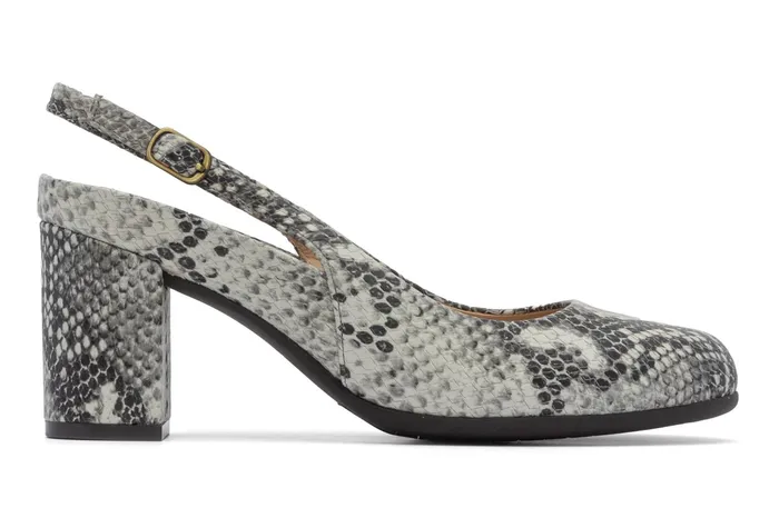ABEO Footwear Tempo Slingback Snake Print Women Dress