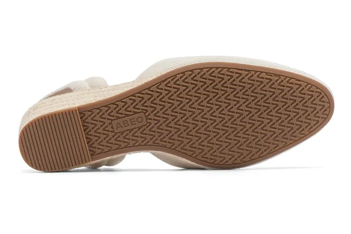 ABEO Footwear Veranda Espadrille Lace Natural Canvas Women Dress ABEO Footwear Veranda Espadrille Lace Natural Canvas Women Dress