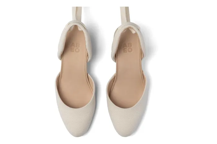 ABEO Footwear Veranda Espadrille Lace Natural Canvas Women Dress ABEO Footwear Veranda Espadrille Lace Natural Canvas Women Dress
