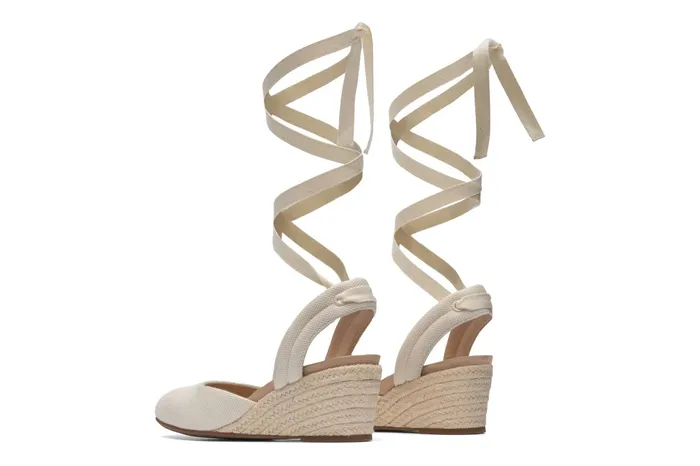 ABEO Footwear Veranda Espadrille Lace Natural Canvas Women Dress ABEO Footwear Veranda Espadrille Lace Natural Canvas Women Dress
