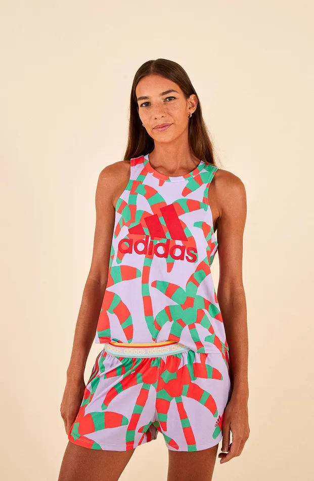 Adidas Farm Pacer Shorts Purple Women Farm Rio Shorts