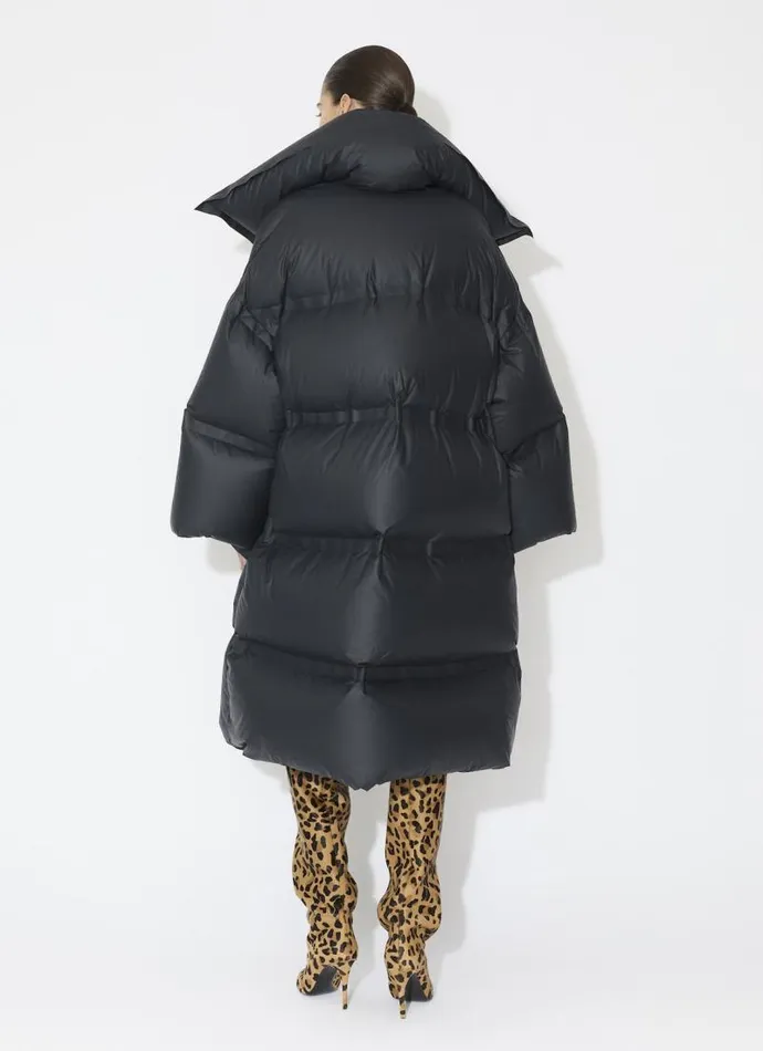 Alaa Coats and Jackets TECHNICAL TAFFETA PUFFER JACKET Black 8211 Women