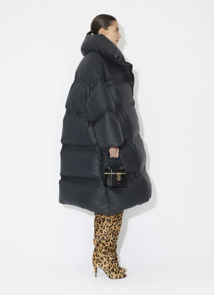 Alaa Coats and Jackets TECHNICAL TAFFETA PUFFER JACKET Black 8211 Women