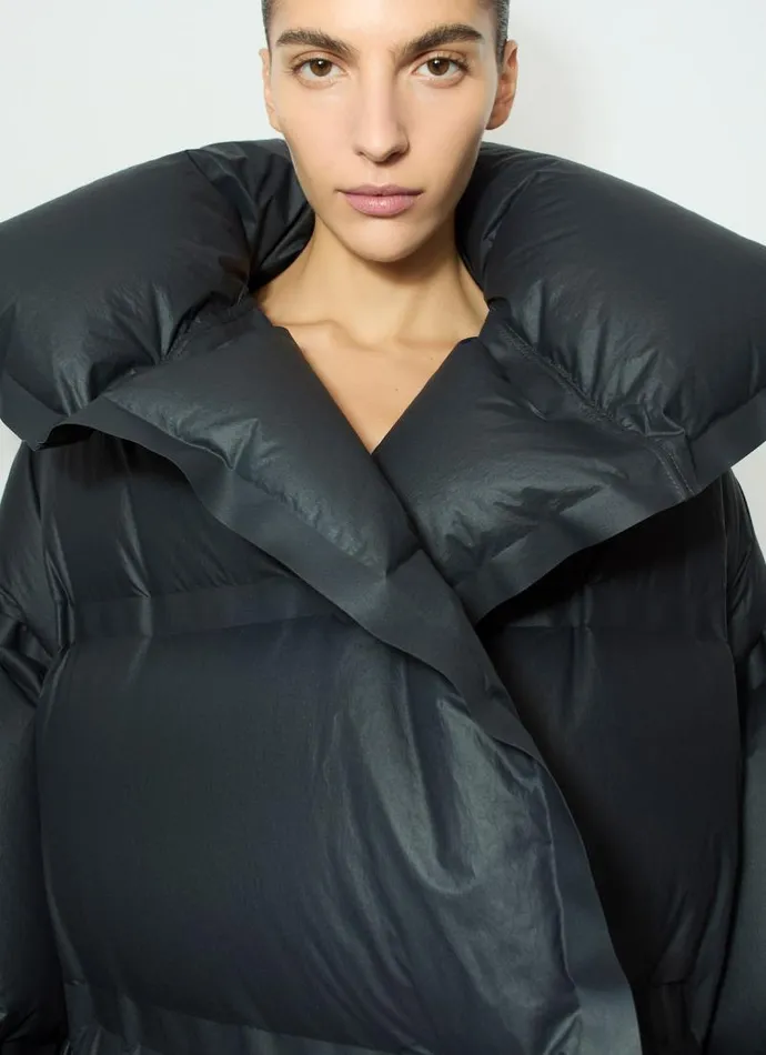 Alaa Coats and Jackets TECHNICAL TAFFETA PUFFER JACKET Black 8211 Women