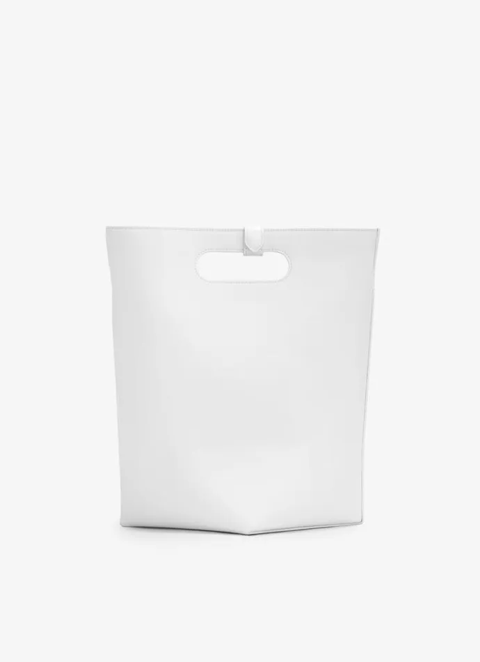 Alaa CrossBody Bags FOLDED BAG IN CALFSKIN Optic White 8211 Women Alaa CrossBody Bags FOLDED BAG IN CALFSKIN Optic White 8211 Women