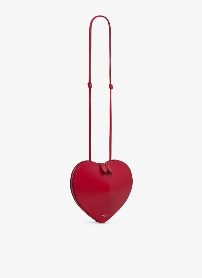 Alaa CrossBody Bags Le Cur Bag In Calfskin Lacquer Red 8211 Women Alaa CrossBody Bags Le Cur Bag In Calfskin Lacquer Red 8211 Women