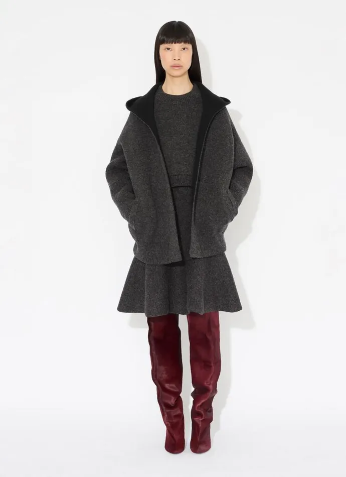 Alaa Knitwear FLARED SHETLAND KNIT SKIRT 8211 Women