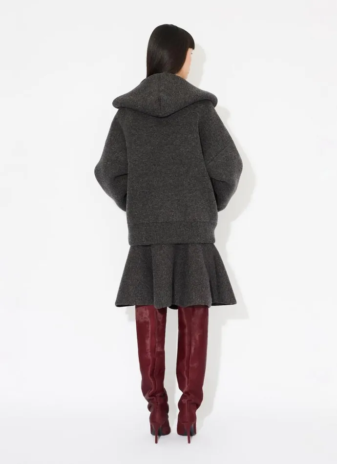 Alaa Knitwear FLARED SHETLAND KNIT SKIRT 8211 Women