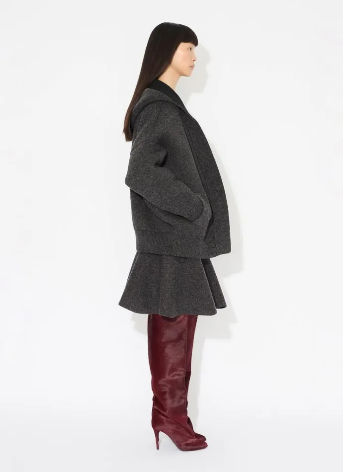 Alaa Knitwear FLARED SHETLAND KNIT SKIRT 8211 Women