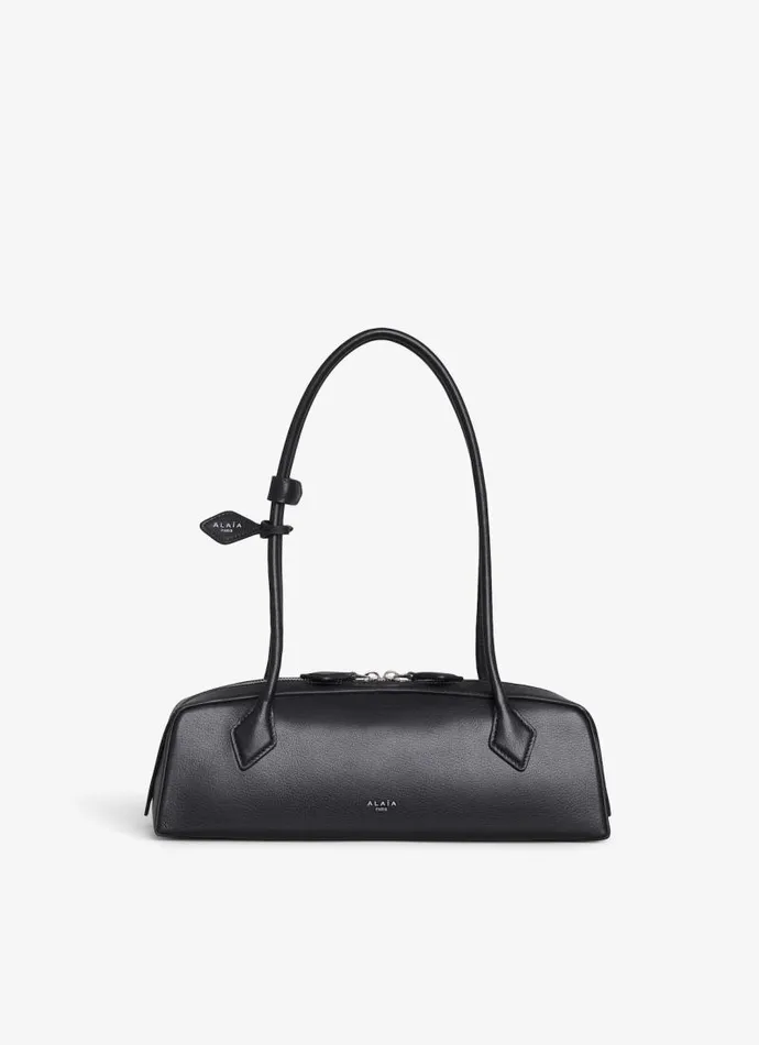 Alaa Le Teckel LE TECKEL MEDIUM BAG IN GOATSKIN Black 8211 Women