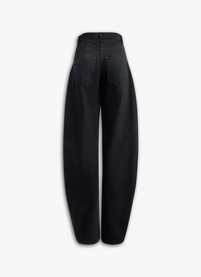 Alaa Pants and Shorts ROUND JEANS IN DENIM Black 8211 Women Alaa Pants and Shorts ROUND JEANS IN DENIM Black 8211 Women