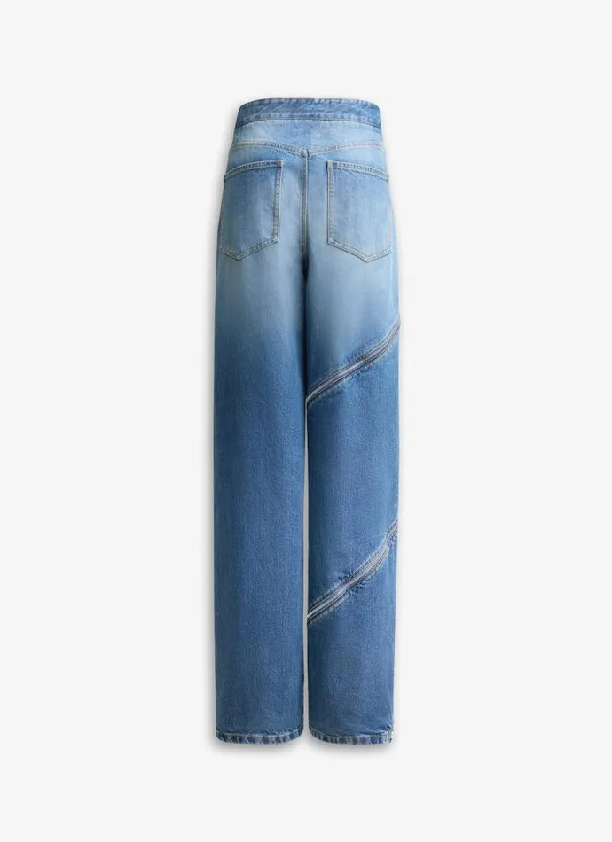 Alaa Pants and Shorts SPIRAL JEANS IN FADED DENIM Bleu Vintage 8211 Women Alaa Pants and Shorts SPIRAL JEANS IN FADED DENIM Bleu Vintage 8211 Women