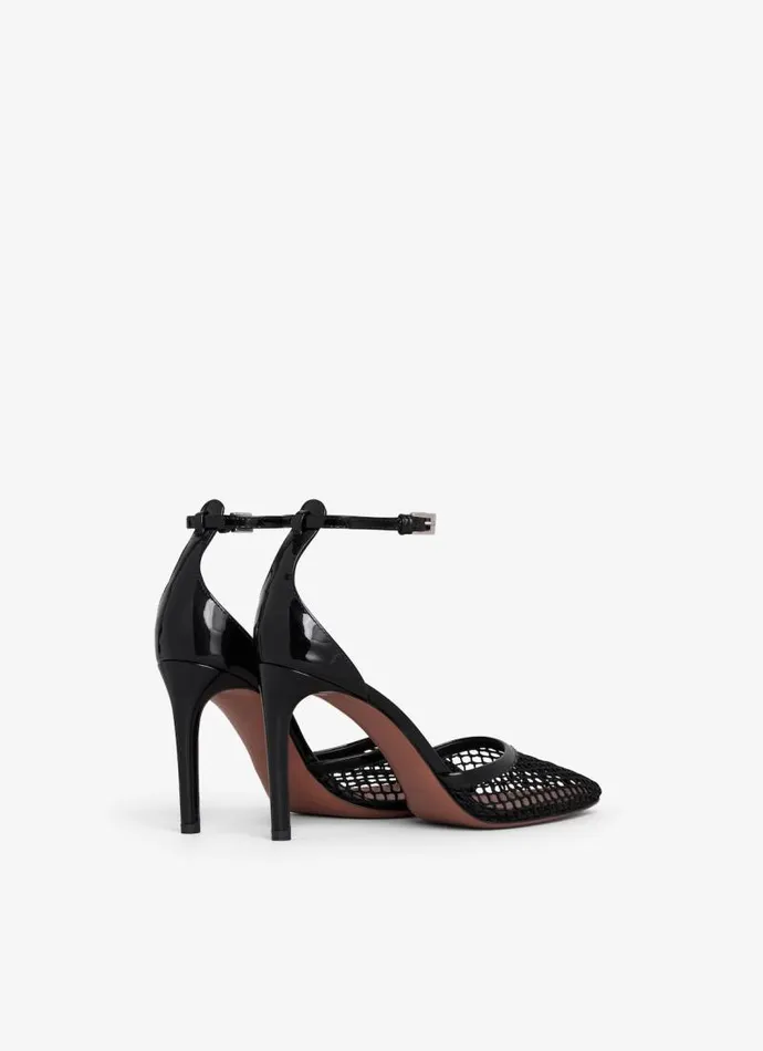 Alaa Sandals HIGH FISHNET PUMPS Black 8211 Women Alaa Sandals HIGH FISHNET PUMPS Black 8211 Women