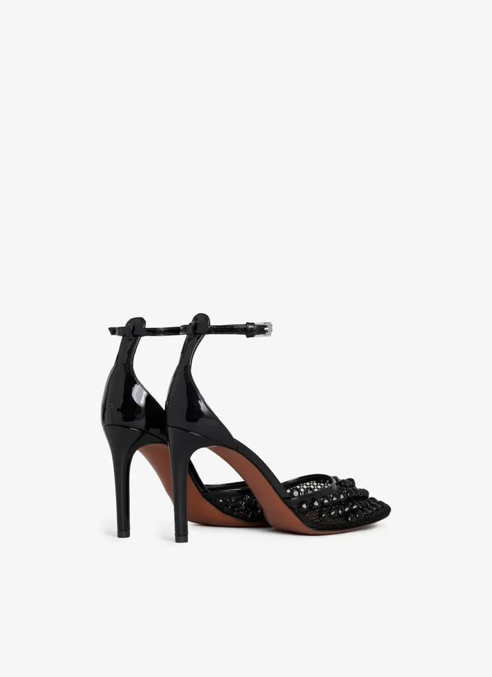 Alaa Sandals HIGH FISHNET PUMPS WITH STUDS Black 8211 Women