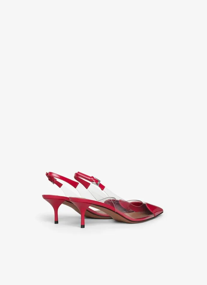 Alaa Sandals LE CUR SLINGBACKS IN PATENT LAMBSKIN Red 8211 Women Alaa Sandals LE CUR SLINGBACKS IN PATENT LAMBSKIN Red 8211 Women