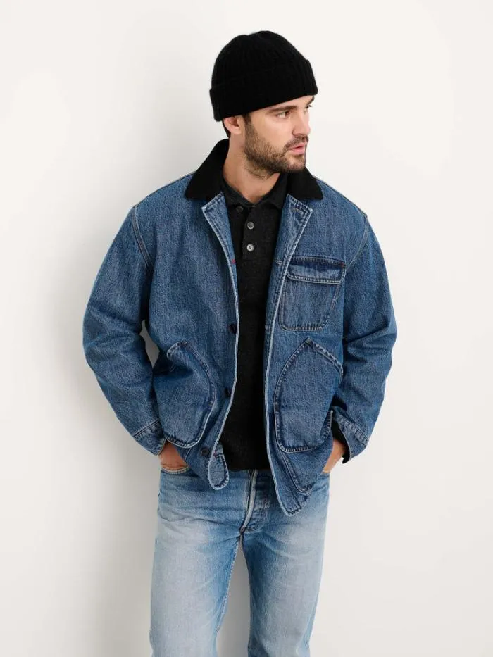 Alex Mill Jackets Coats Frontier Jacket In Vintage Wash Denim 8211 Men