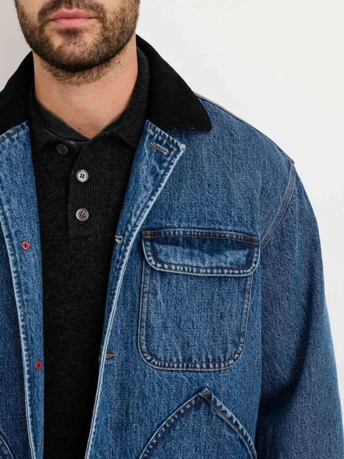 Alex Mill Jackets Coats Frontier Jacket In Vintage Wash Denim 8211 Men
