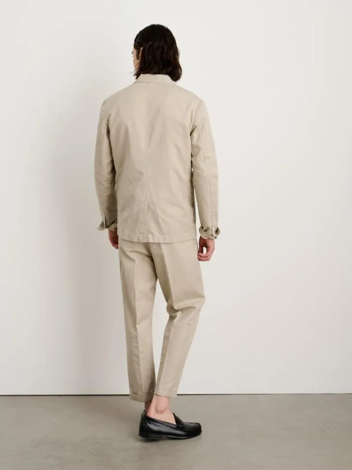 Alex Mill Jackets Coats Mercer Blazer In Cotton Linen Silver Cloud 8211 Men