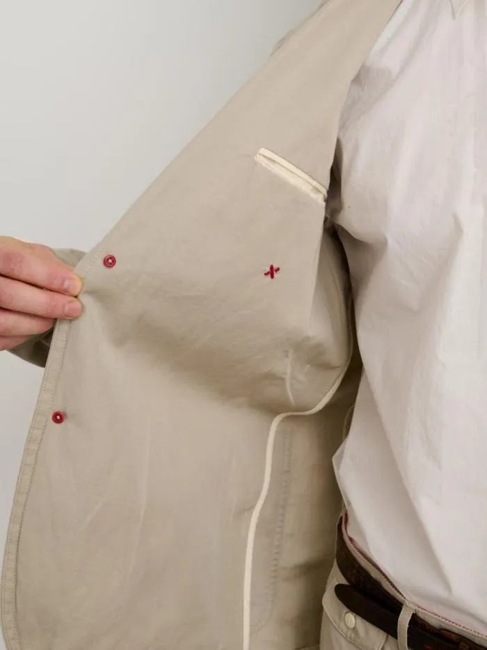Alex Mill Jackets Coats Mercer Blazer In Cotton Linen Silver Cloud 8211 Men