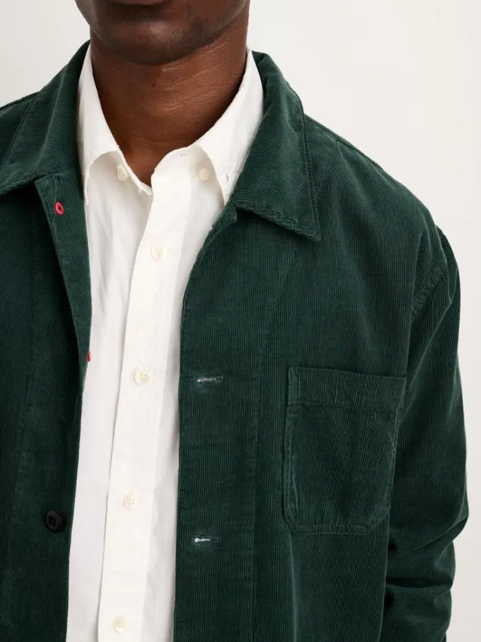 Alex Mill Jackets Coats Work Jacket In Fine Wale Corduroy Dark Spruce 8211 Men