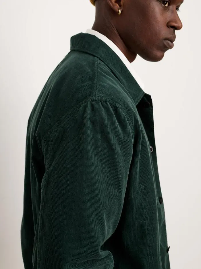 Alex Mill Jackets Coats Work Jacket In Fine Wale Corduroy Dark Spruce 8211 Men