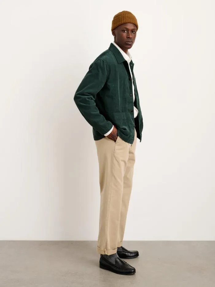 Alex Mill Jackets Coats Work Jacket In Fine Wale Corduroy Dark Spruce 8211 Men