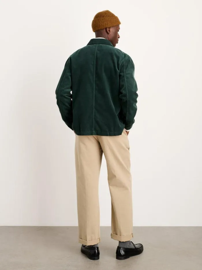 Alex Mill Jackets Coats Work Jacket In Fine Wale Corduroy Dark Spruce 8211 Men