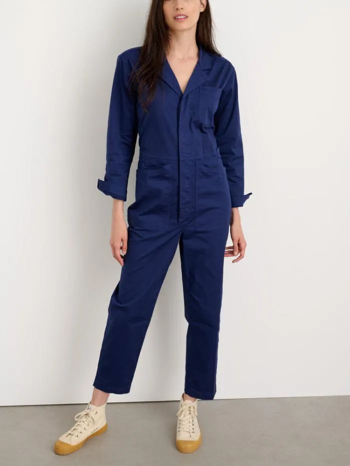 Alex Mill Jumpsuits Standard Jumpsuit In Cotton Twill Dark Navy 8211 Women