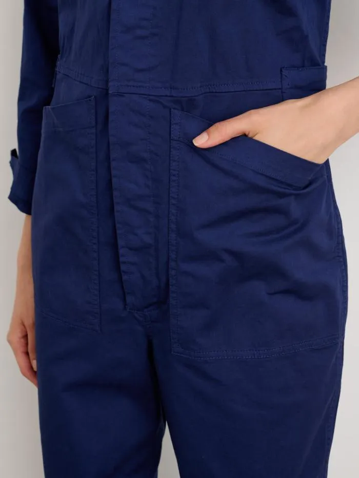Alex Mill Jumpsuits Standard Jumpsuit In Cotton Twill Dark Navy 8211 Women