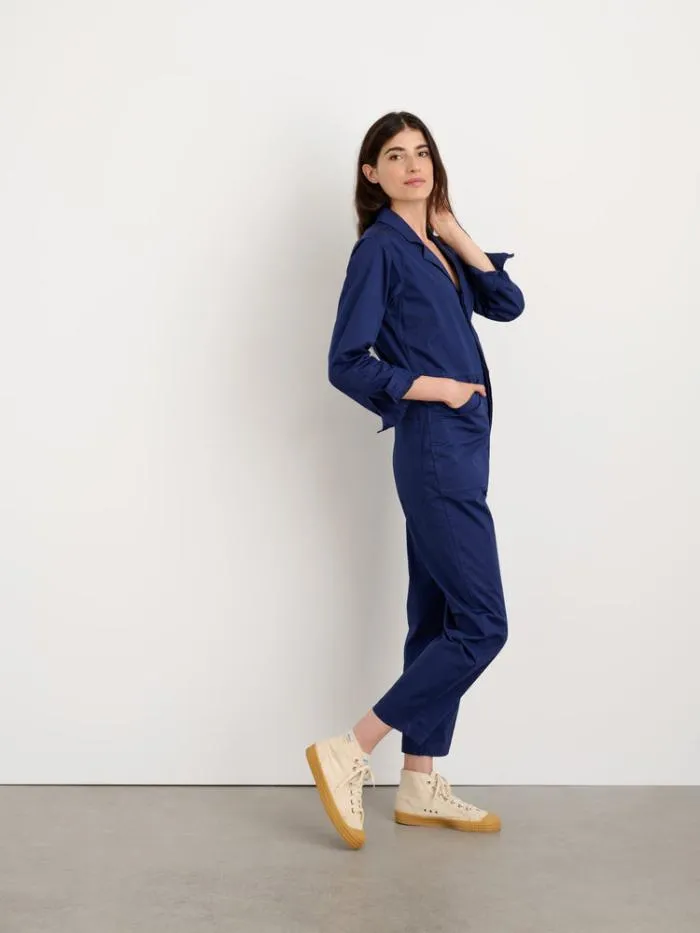 Alex Mill Jumpsuits Standard Jumpsuit In Cotton Twill Dark Navy 8211 Women