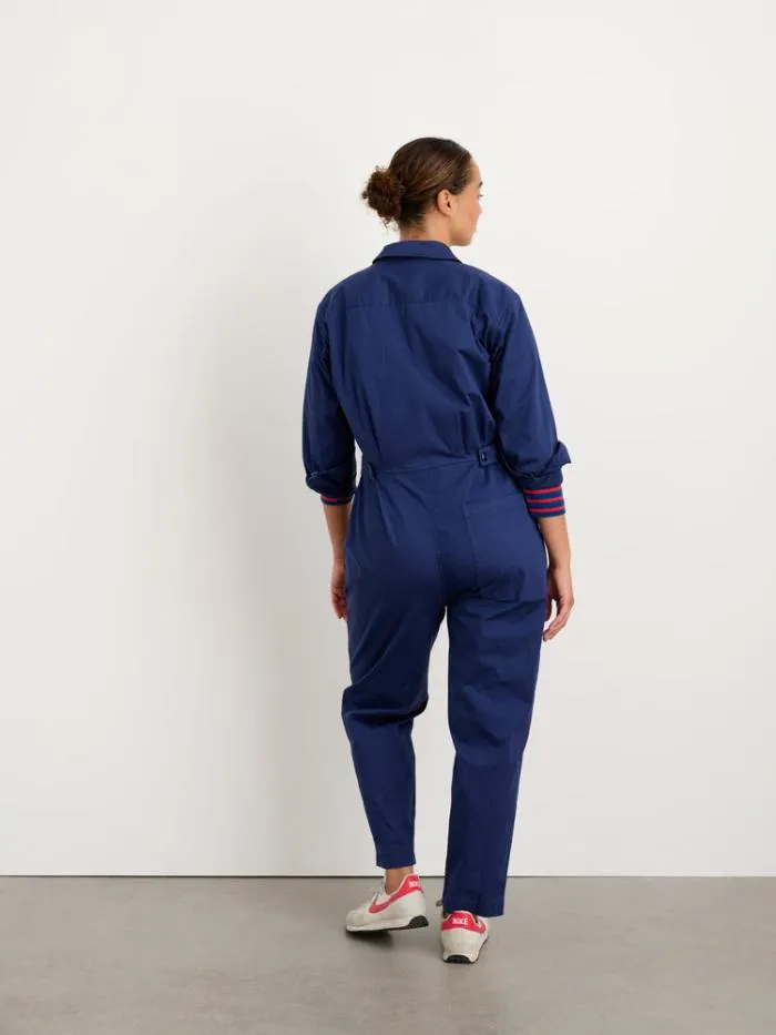 Alex Mill Jumpsuits Standard Jumpsuit In Cotton Twill Dark Navy 8211 Women