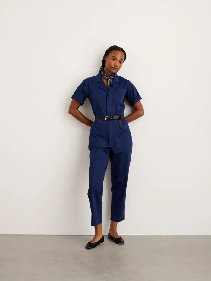 Alex Mill Jumpsuits Standard Short Sleeve Jumpsuit Dark Navy 8211 Women