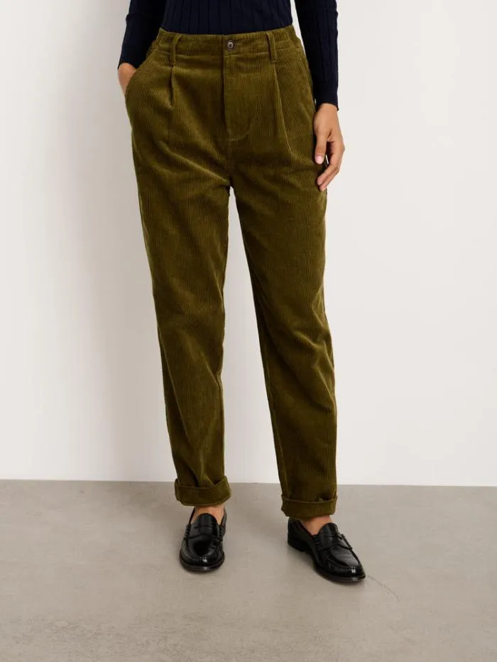 Alex Mill Pants Boy Pant In Corduroy Dark Olive 8211 Women