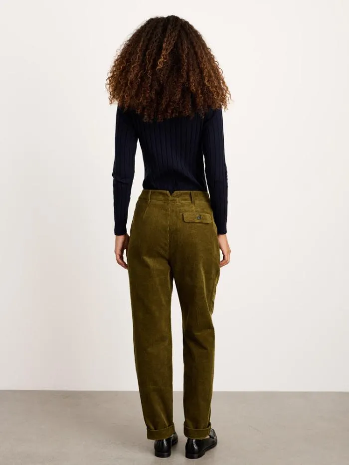 Alex Mill Pants Boy Pant In Corduroy Dark Olive 8211 Women