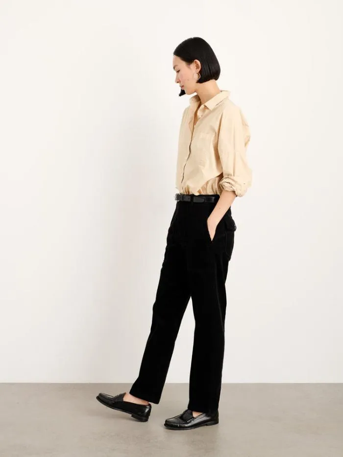 Alex Mill Pants Neil Straight Leg Pant In Corduroy Black 8211 Women