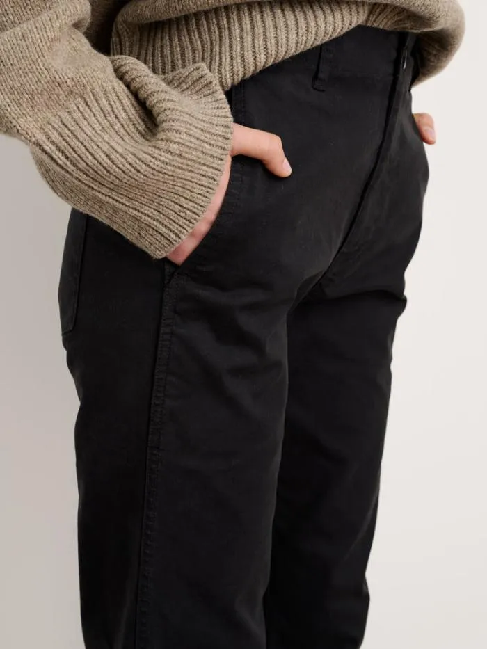 Alex Mill Pants Nellie Straight Leg Pant In Chino Washed Black 8211 Women