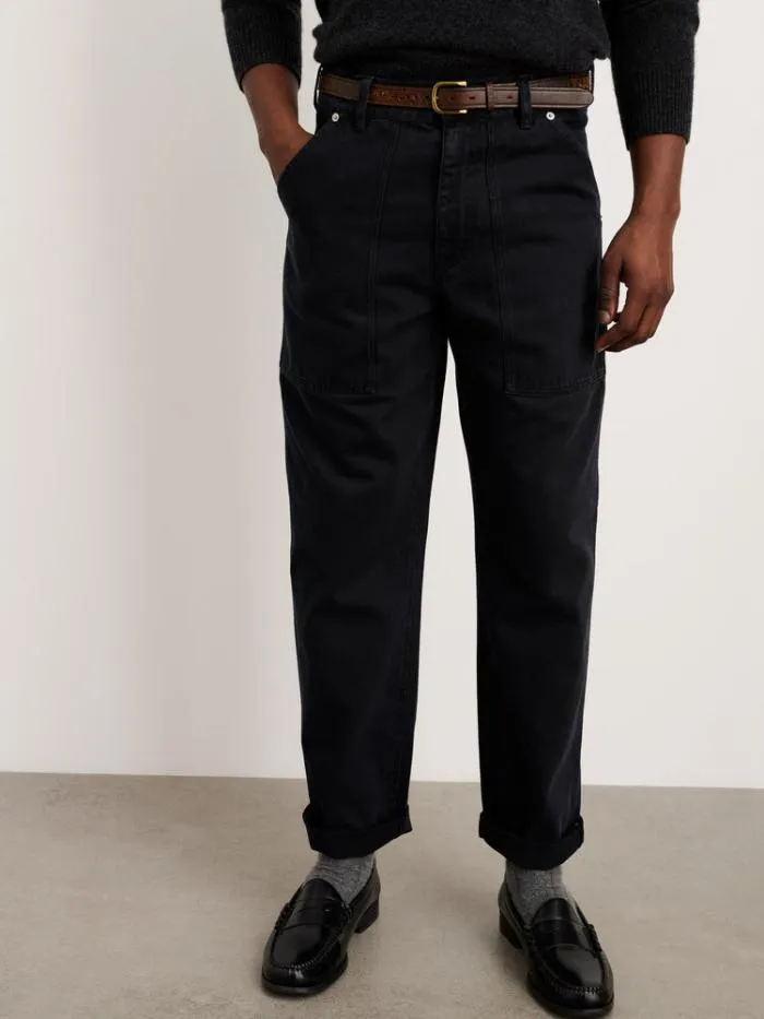 Alex Mill Pants Painter Pant In Recycled Denim Washed Black 8211 Men