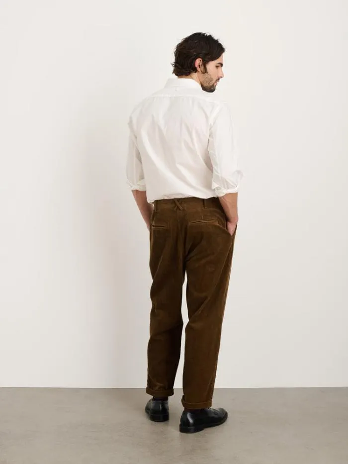 Alex Mill Pants Standard Pleated Pant In Corduroy Saddle 8211 Men