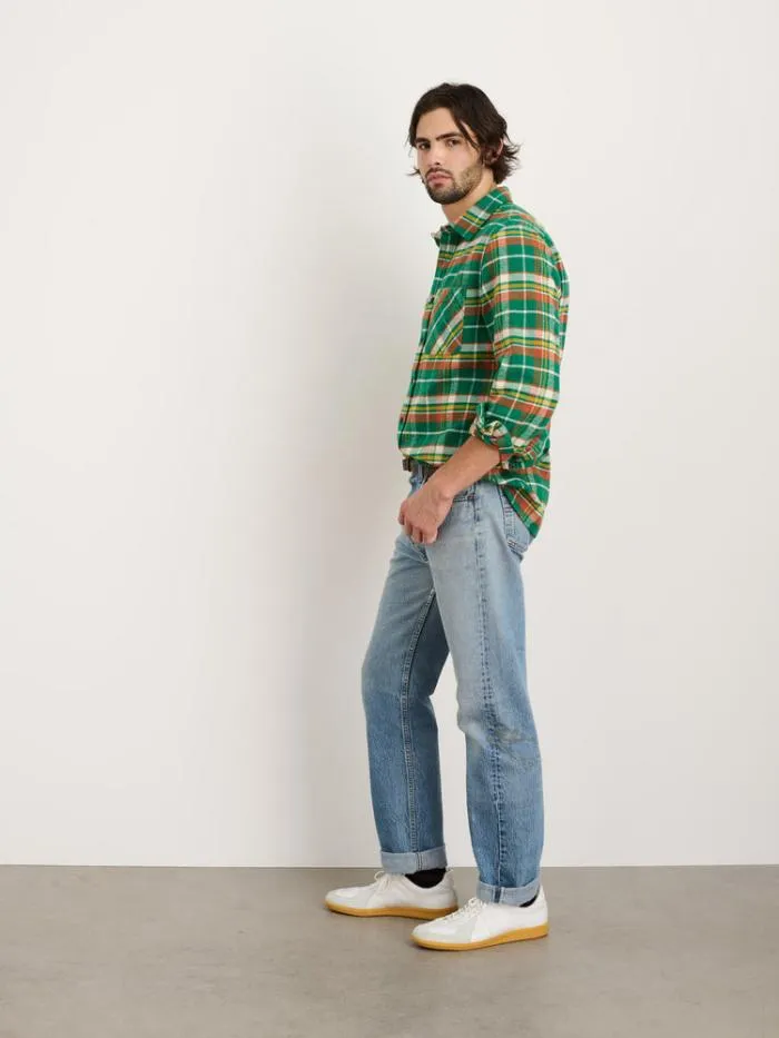 Alex Mill Shirts Chore Shirt In Green Plaid Flannel 8211 Men