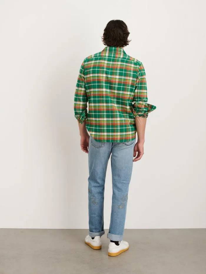 Alex Mill Shirts Chore Shirt In Green Plaid Flannel 8211 Men