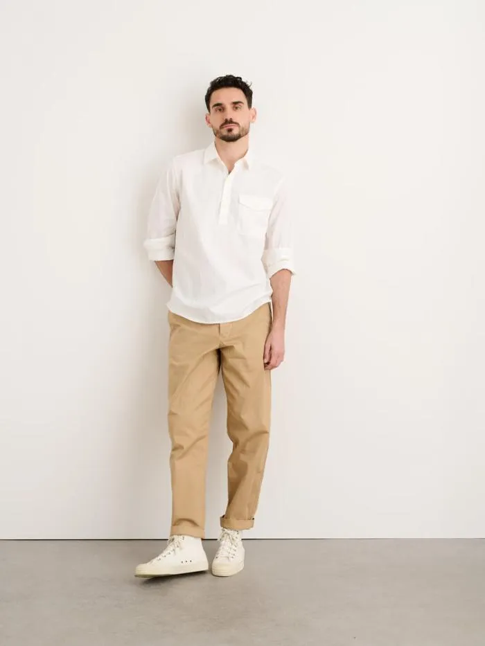 Alex Mill Shirts Popover Shirt In Cotton Twill White 8211 Men